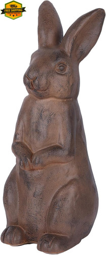 Rabbit garden statue - garden, outdoor